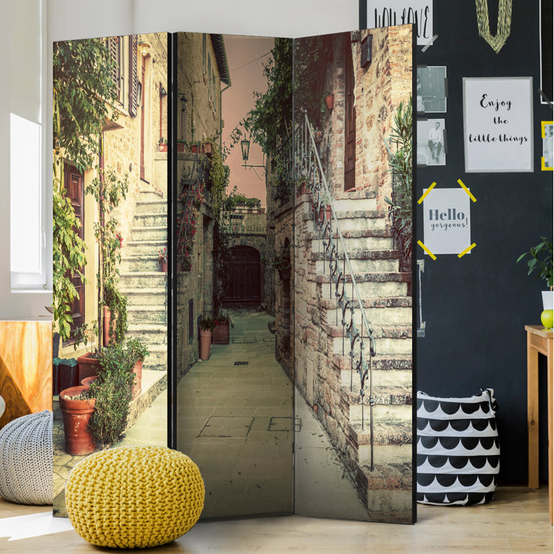 Magreb Solid Wood Folding Room Divider, 3