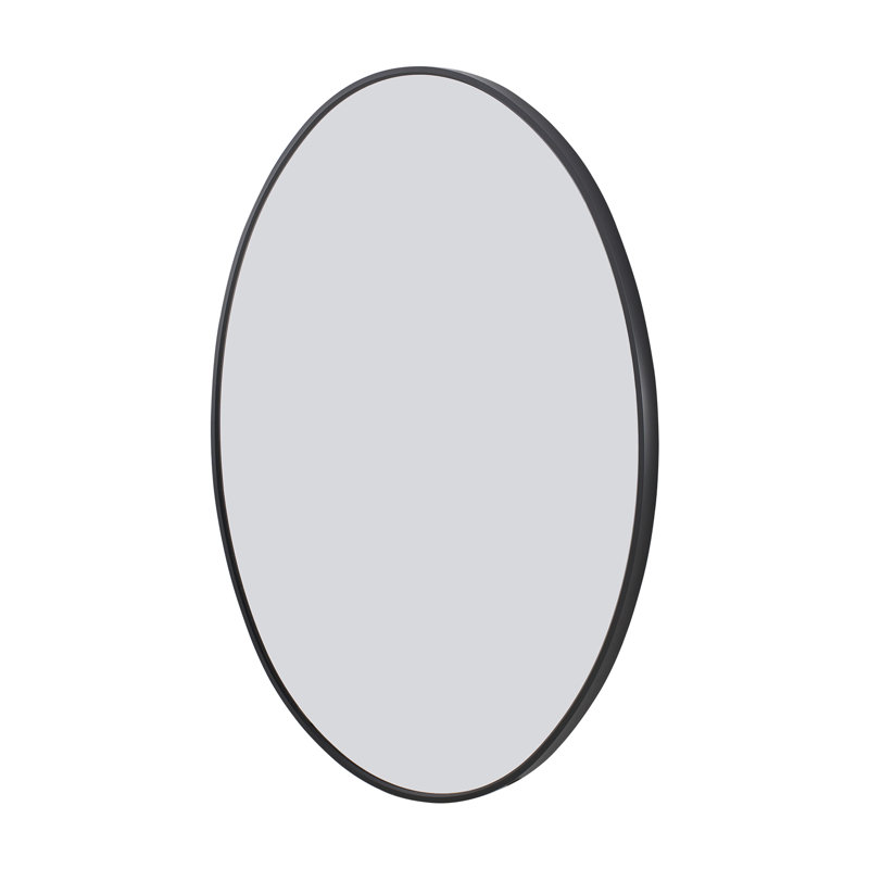 Round Wall Makeup / Shaving Mirror, 60cm H x 40cm W