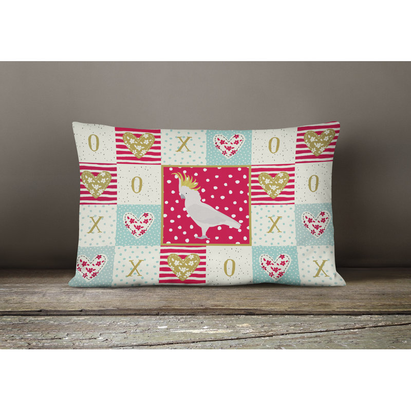  Coussin d'extérieur avec rembourrage Cockatoo Love
