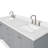 Cambridge 73" Double Bathroom Vanity Set-316915739