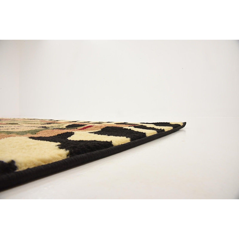 Testerman Animal Print Indoor Rug, Square 6'1"