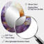 Miroir mural oval doré-1372467317