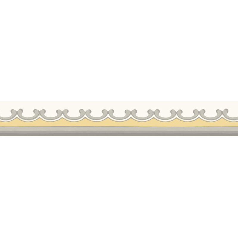 Broderie Wallpaper Border, Yellow