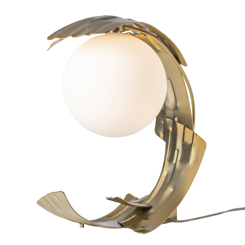 Crest Table Lamp, Modern Brass