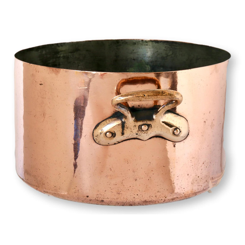 Large Antique Copper Boiling Pot
