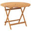 4 - Person Acacia Wood Patio Dining Set with Round Table-183688555