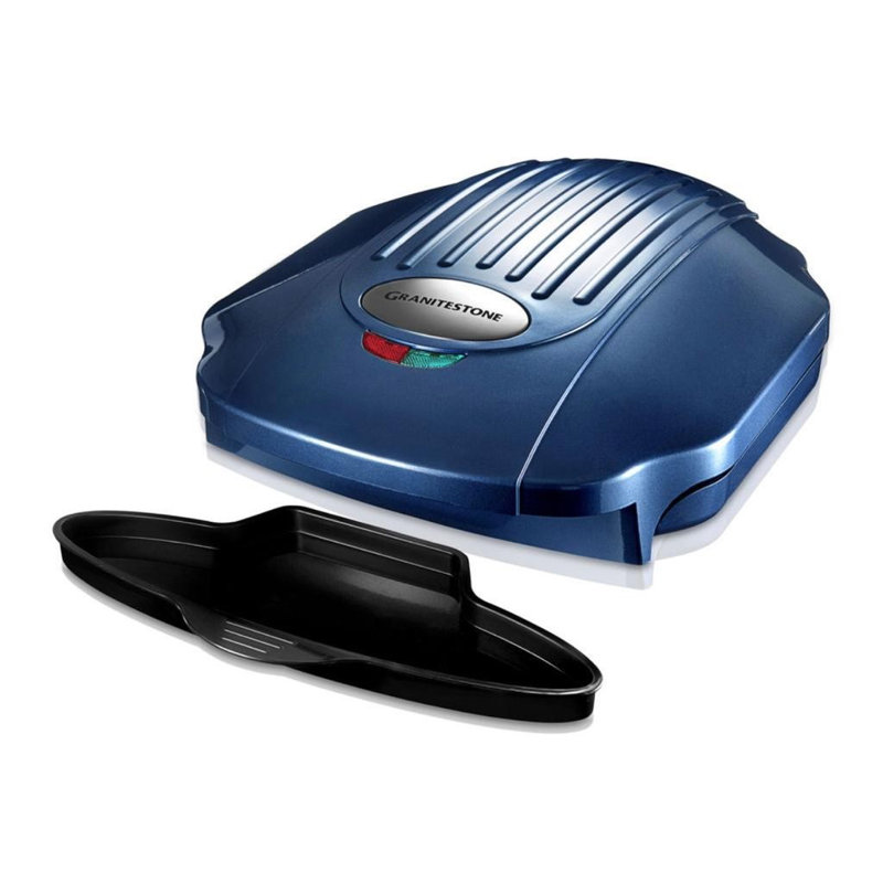 Blue Diamond Infused Non-Stick Electric Countertop Grill