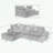 L-Shape Sectional Oversized Sofa with soft cushion-1904383011-1904383453