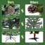 Arbre de Noël pin vert 6 pi et pommes de pin-1920837948