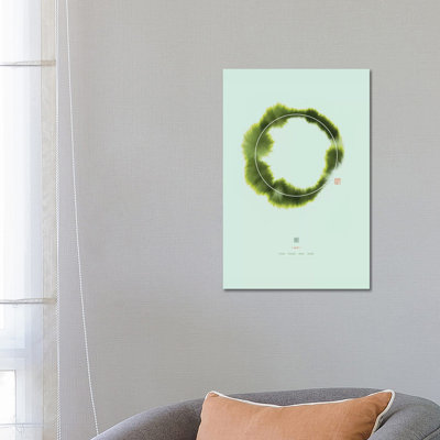 Circle I 1 Piece Wrapped Canvas Wall Art