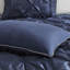Édredon élégant 7 pièces très grand bleu marine, taille de la literie, décoration de chambre à coucher-119384983-119384989