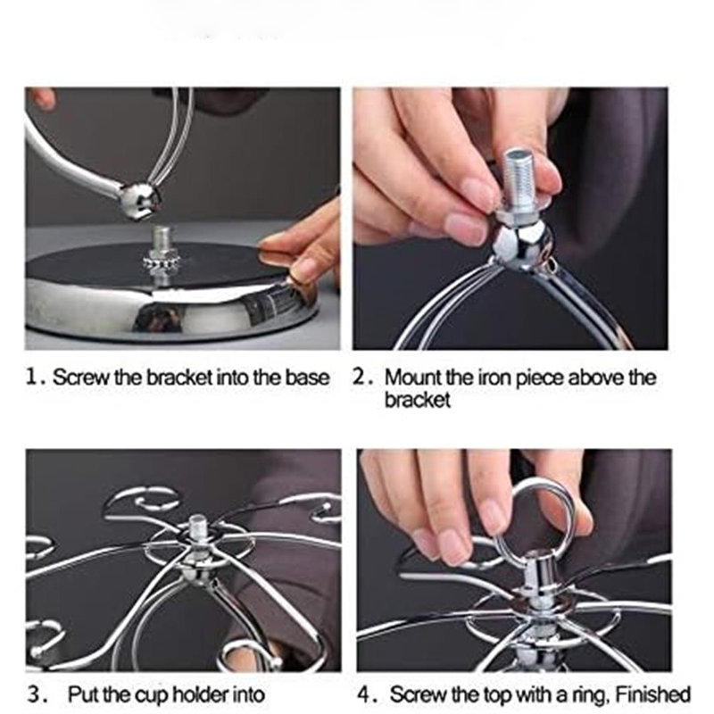 Countertop Wine Cup Holder