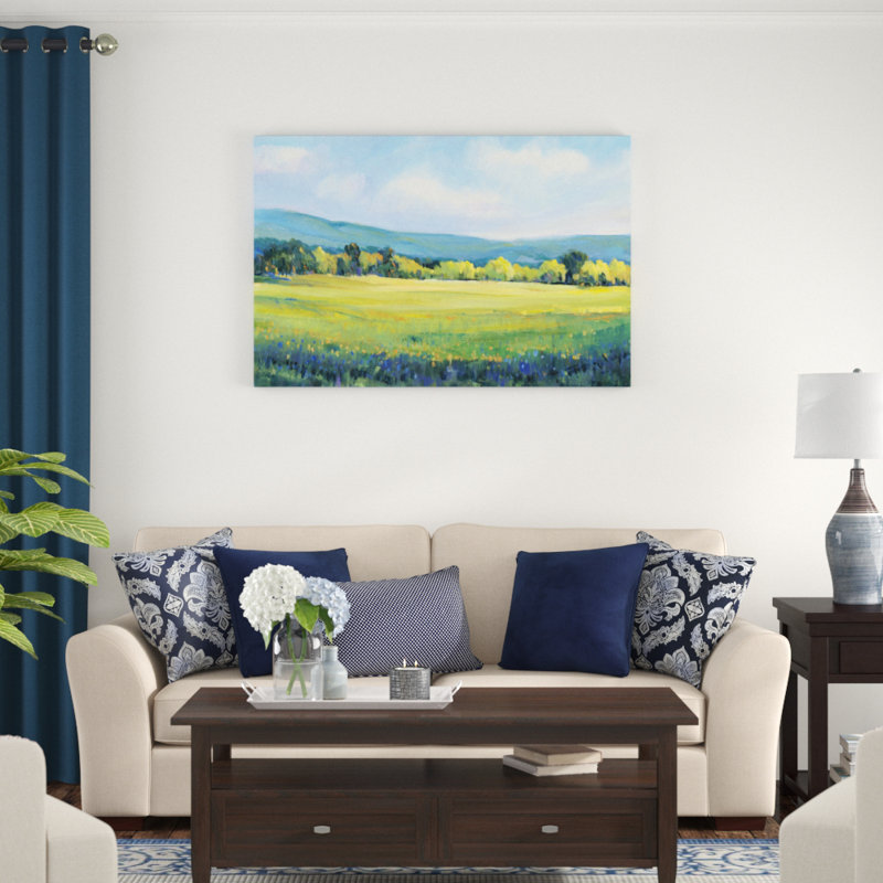 «Partly Cloudy II» par Timothy O 'Toole, reproduction d'art sur toile tendue, H 32 po x l 48 po