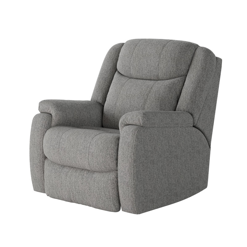 Hercules Dual Power Wall Recliner, Gray Jacquard