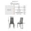 Eubanks Faux Leather Modern Tall Back Dining Chairs with Metal Legs & Diamond Stitching-1969960205-1969960197-1902841194