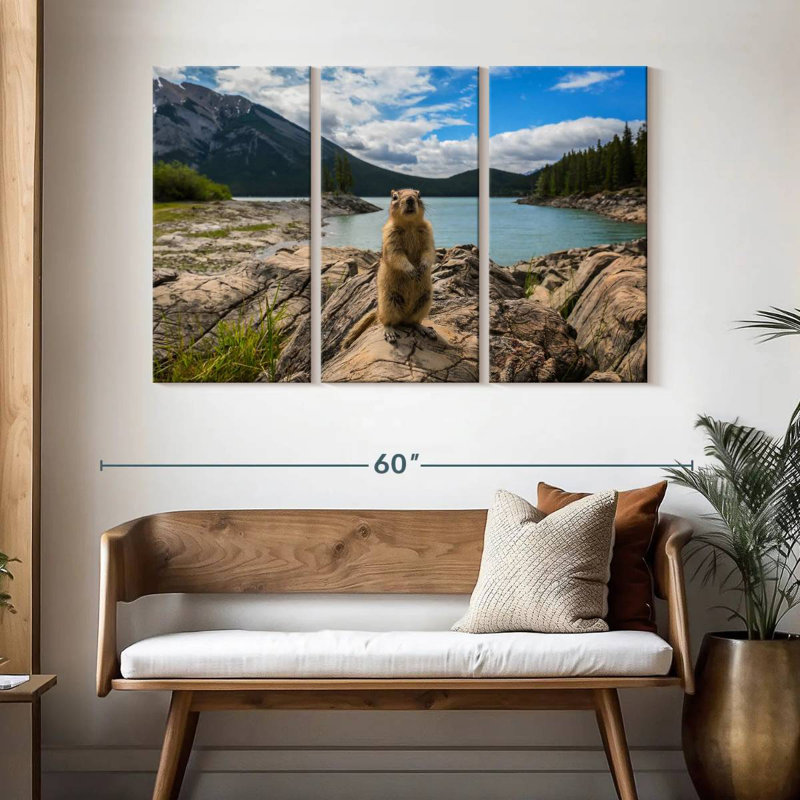 Brampt Adorable Chipmunk, 32" H x 50" W