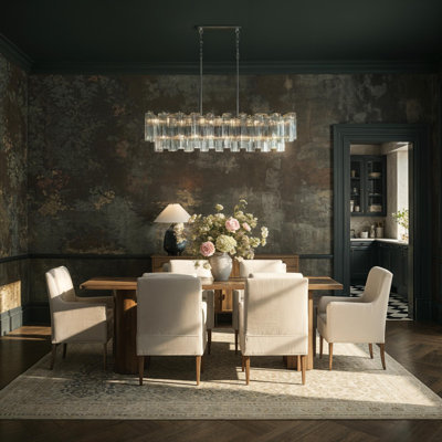 Quinzio 14 - Light Dimmable Linear Chandelier