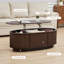 Table basse ovale à plateau relevable de 43,3 po avec rangement-1703234247