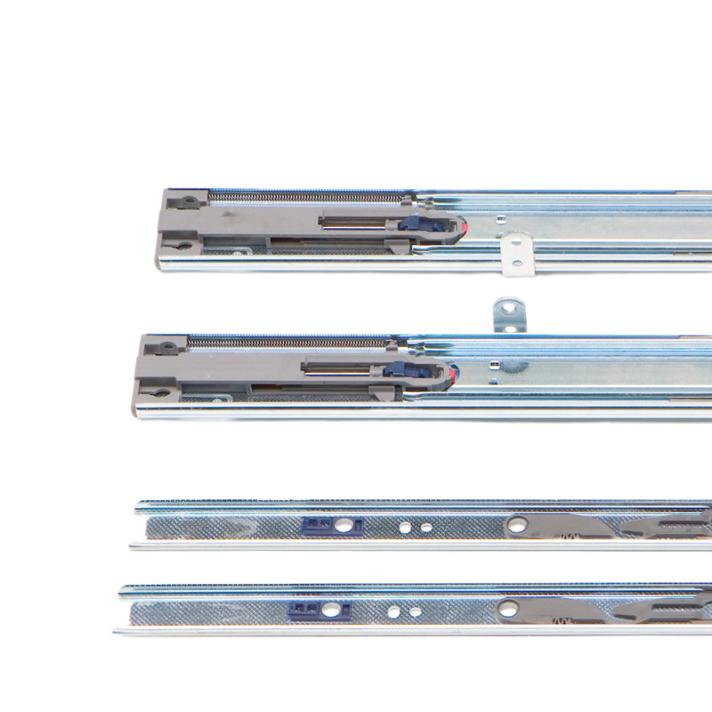 Slide-A-Shelf Full Extension Steel Ball Bearing Drawer Slides with Soft Closing Feature, 1.94" H x 17.75" W x 1.38" D