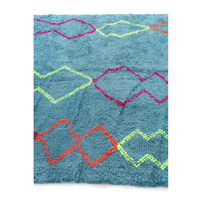 Tapis bleu Odea