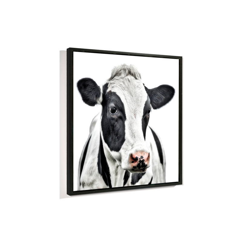 Petunia Small Unframed Print by Yaffa G, 41" H x 41" W, Black Floater Framed
