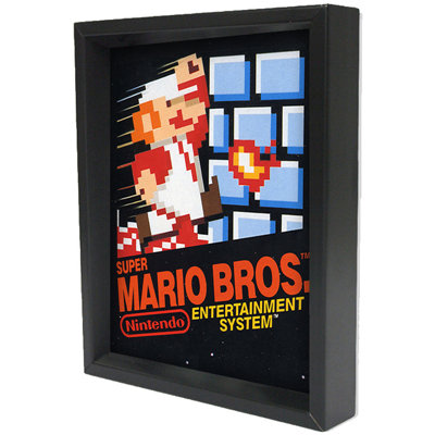 Super Mario - Super Mario Bros lenticulaire 8 x 10, encadré encadré