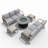 8 - Person Patio Conversation Set with Cushions-451056826