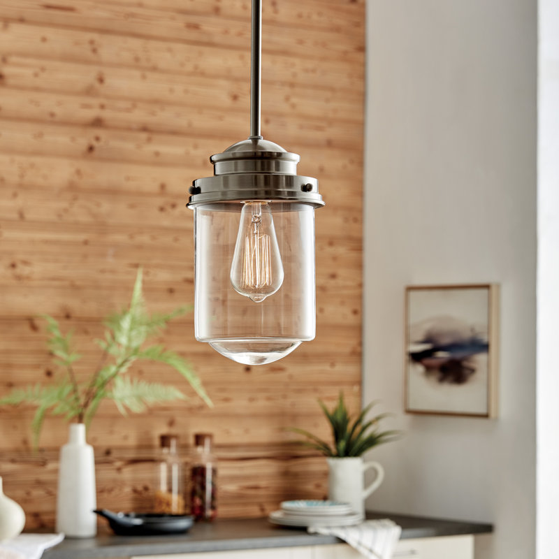 Luminaire suspendu pot unique 1 lumière Gaither