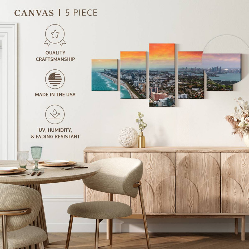 Urban South Beach, 36" H x 80" W