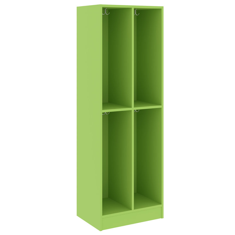 Armoire de rangement double à quatre compartiments pour salle de classe, Îlot