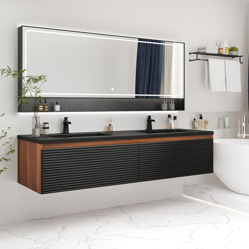 Base de meuble-lavabo double 70,55 po seulement