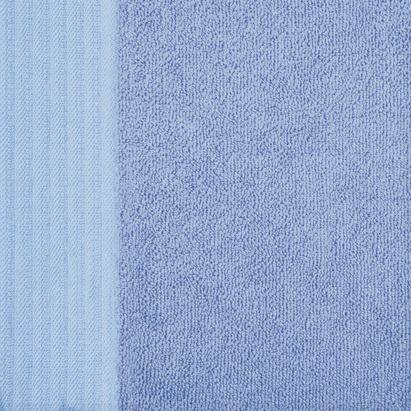 Ensemble de serviettes en coton jacquard Malden, Bleu pacifique