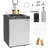 Beer Kegerator Draft Beer Dispenser Full Size Keg Refrigerator Dual Tap