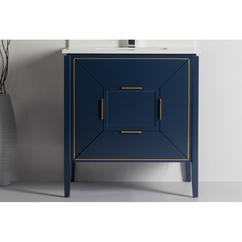 Ensemble de meuble-lavabo de salle de bain simple 32 po Cyndra