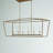 Bethie 49" L 6-Light Dimmable Steel Linear Island Chandelier with Sloped Ceiling Compatibility-1363929952