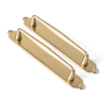 Solid Spindle Bar Pull With Backplate(G013) Multipack