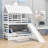 Perignan Kids Twin Over Twin Bunk Bed with Trundle-277188431