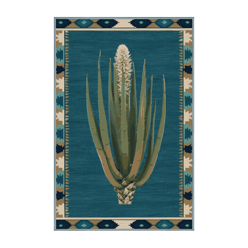  Tapis lavable Century Plant, Tapis de couloir 2 pi x 4 pi