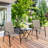 Agosti Premium All-Weather Wicker Outdoor Dining Armchair-1486383763