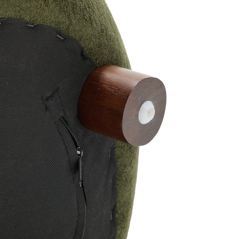 Chaise d'appoint Brynne, Vert olive