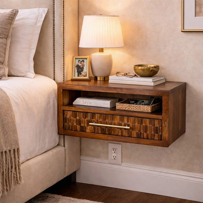 Table de chevet en bois massif