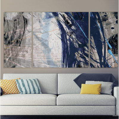 " Blue Noise II " Painting Print