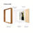 Solid Wood Round Corner Table-Top Picture Frame-2145388097-2145388099