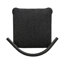 Tabouret de bar en tissu noir (ensemble de 2)-1851929848