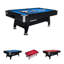 Table de billard / billard 7 pieds Rack Draco (feutre bleu avec corps noir)