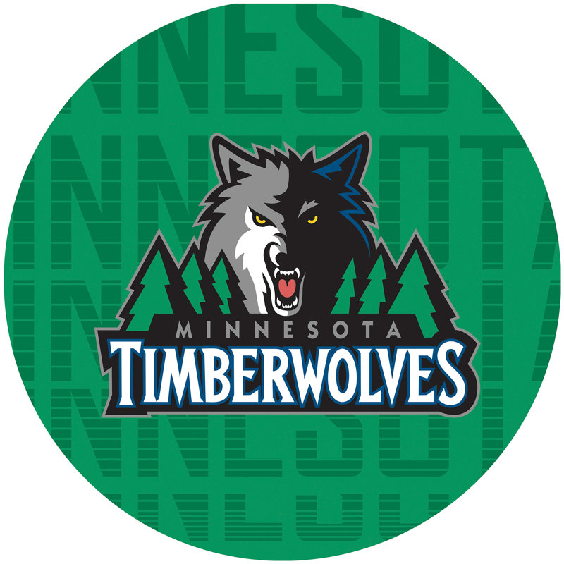 Tabouret de bar rotatif 29 po NBA, Minnesota Timberwolves, Chrome