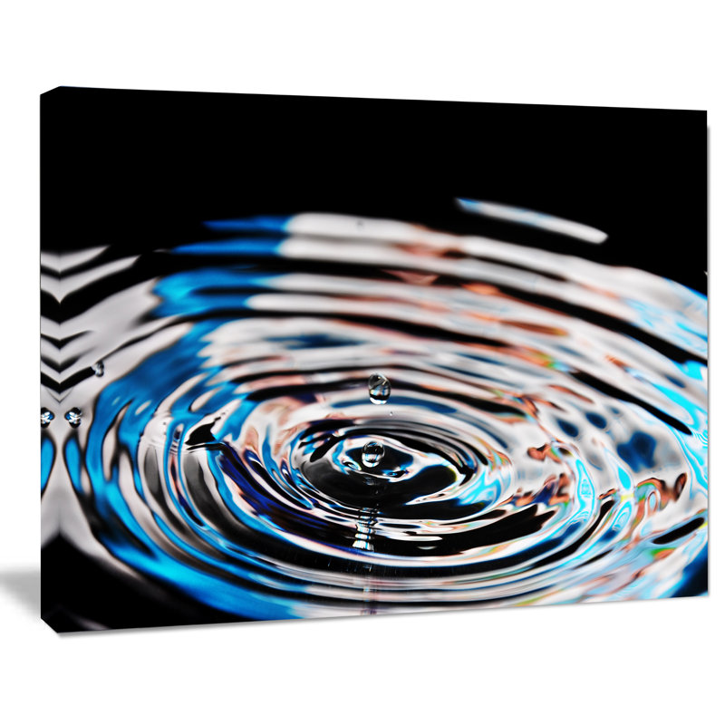 «Beautiful Splash of Purple Water», impression sur toile tendue, H 20 po x l 20 po x P 1 po
