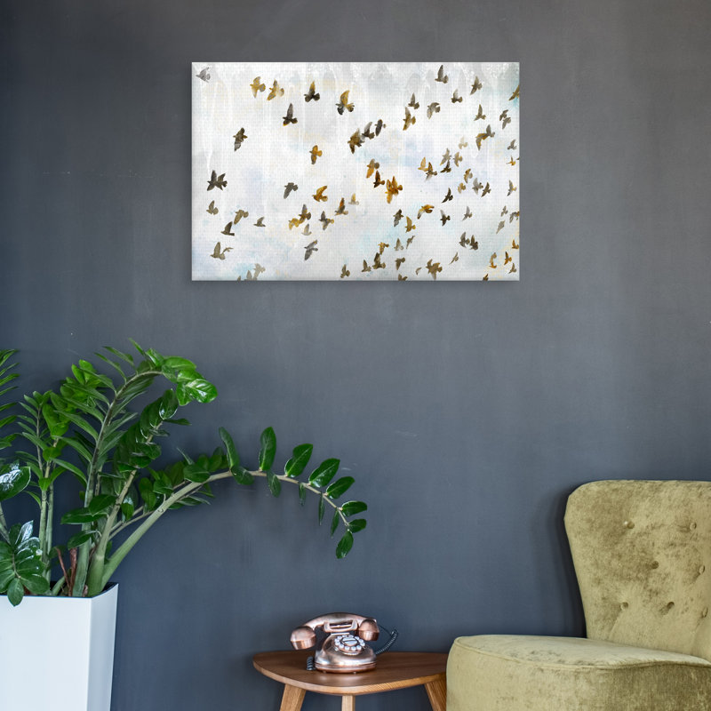 En vol - impression sur toile tendue