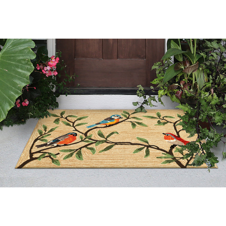 Snoqualmie Hand Tufted Floral Indoor / Outdoor Rug