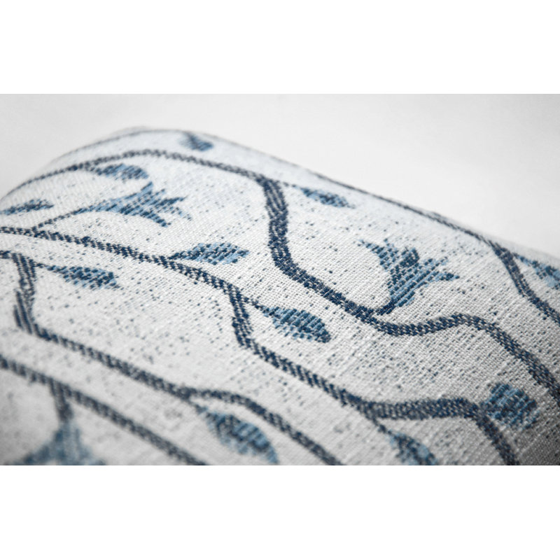 Craftsman Lumbar Indoor/Outdoor Pillow Cover & Insert, Navy, 9" H x 19" W